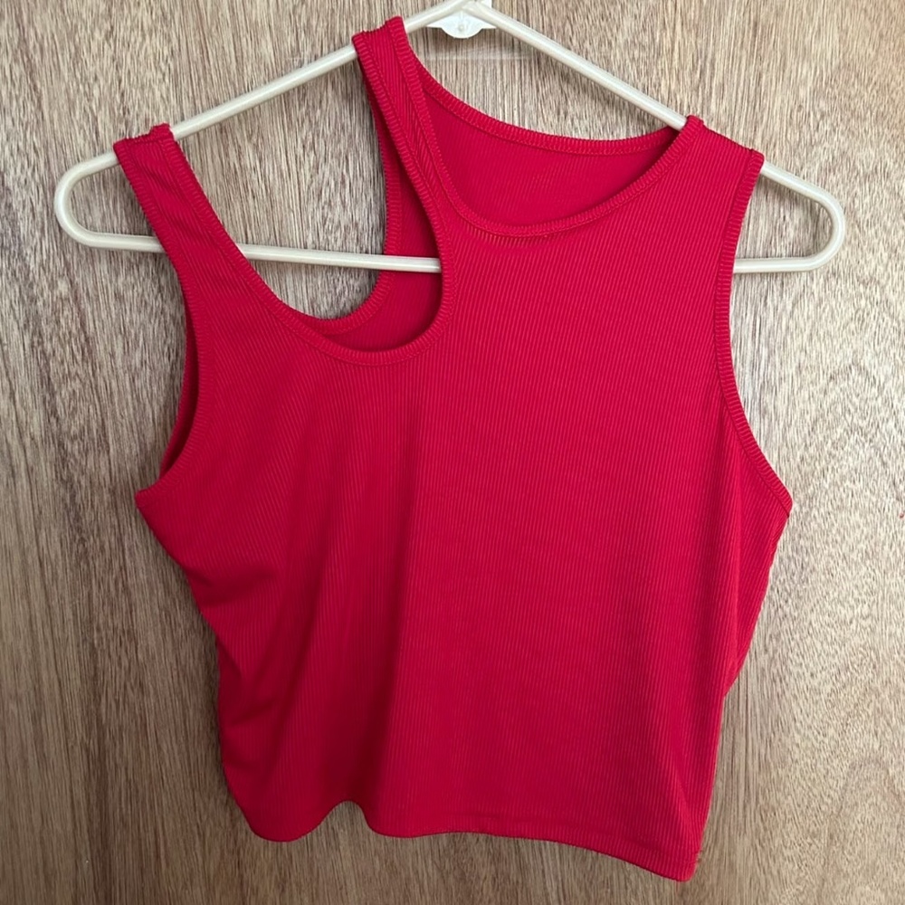 Women’s Cold Shoulder Tank Top | Size L